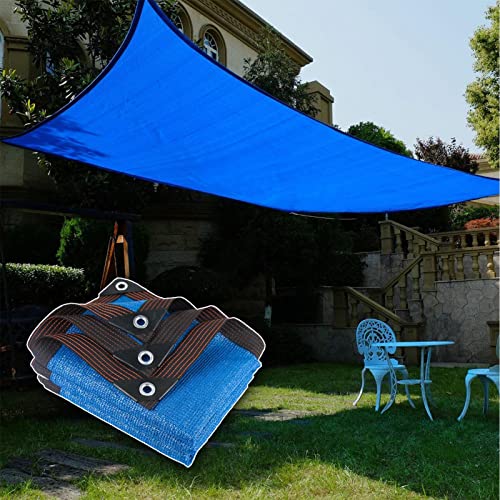 Toldo Vela de Sombra 10x18m Rectangular HDPE Transpirable, Protección Rayos UV, Tasa de sombreado 90 para Invernadero,Cobertizo de Estacionamiento,Jardín o Perrera