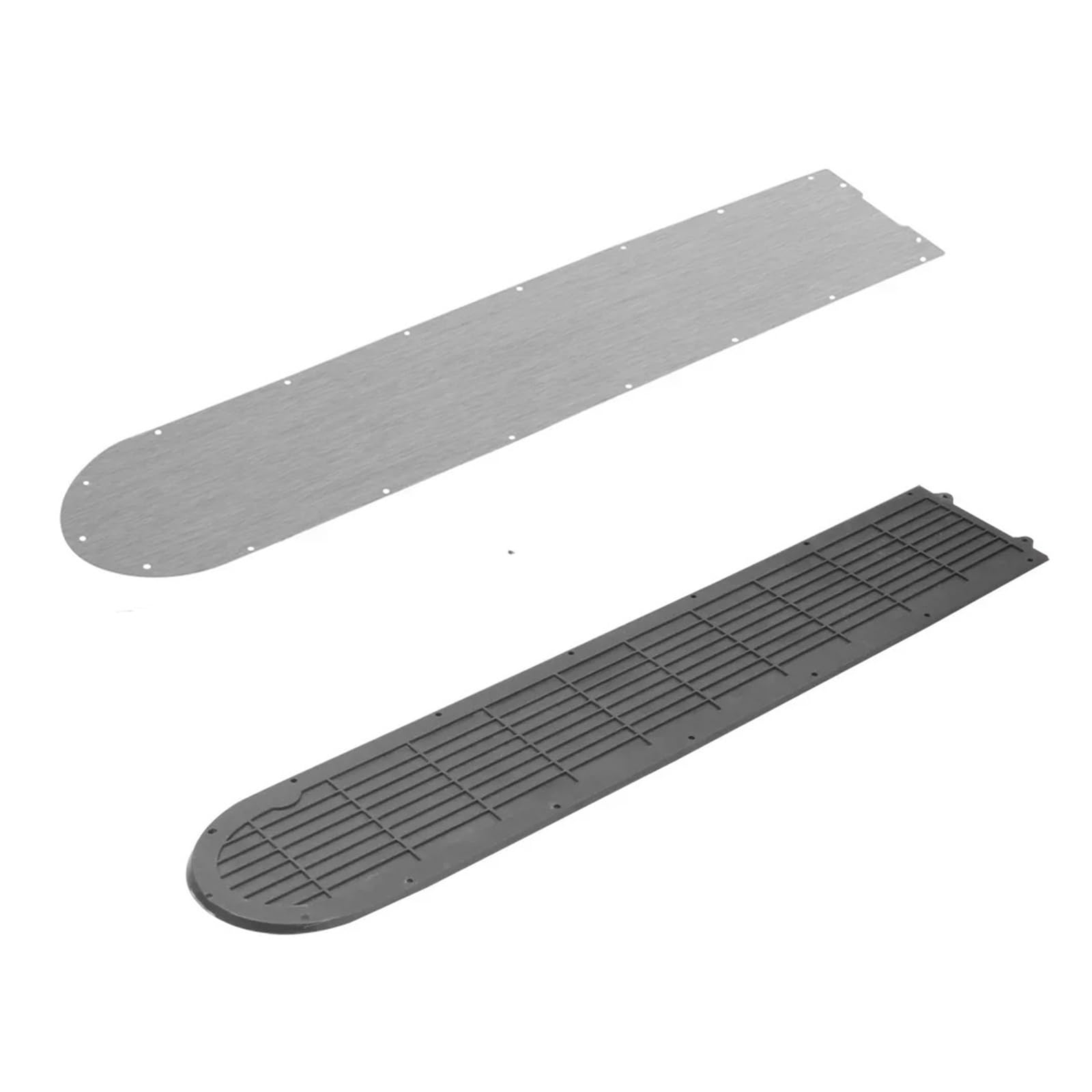 Coperchio Inferiore della Batteria in Acciaio Inossidabile Compatibile con la pedana Antiscivolo anticollisione for Monopattino Elettrico Xiaomi M365 1S PRO/4 PRO/Pro2(PRO PRO 2 Silver)