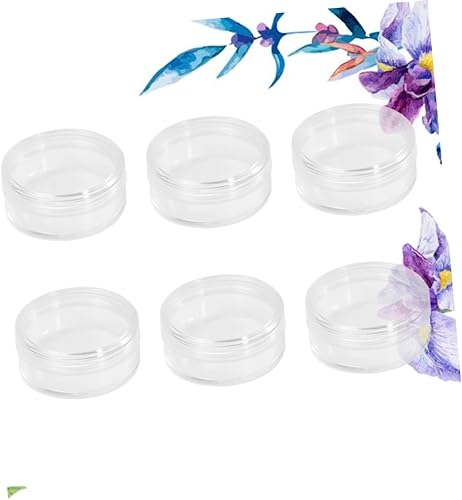 5-Pack Travel Bottles 5x2cm Leak-Proof Cream Containers