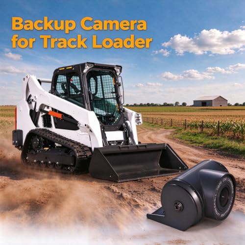 Image of 10.1 inch 1080P AHD Wired Reverse Rear View Backup Camera System,IP69K Waterproof Night Vision, Vibration-Proof 20G for Tractor /Truck /Excavator /Caravan /Skid Steer /Heavy Equipment
