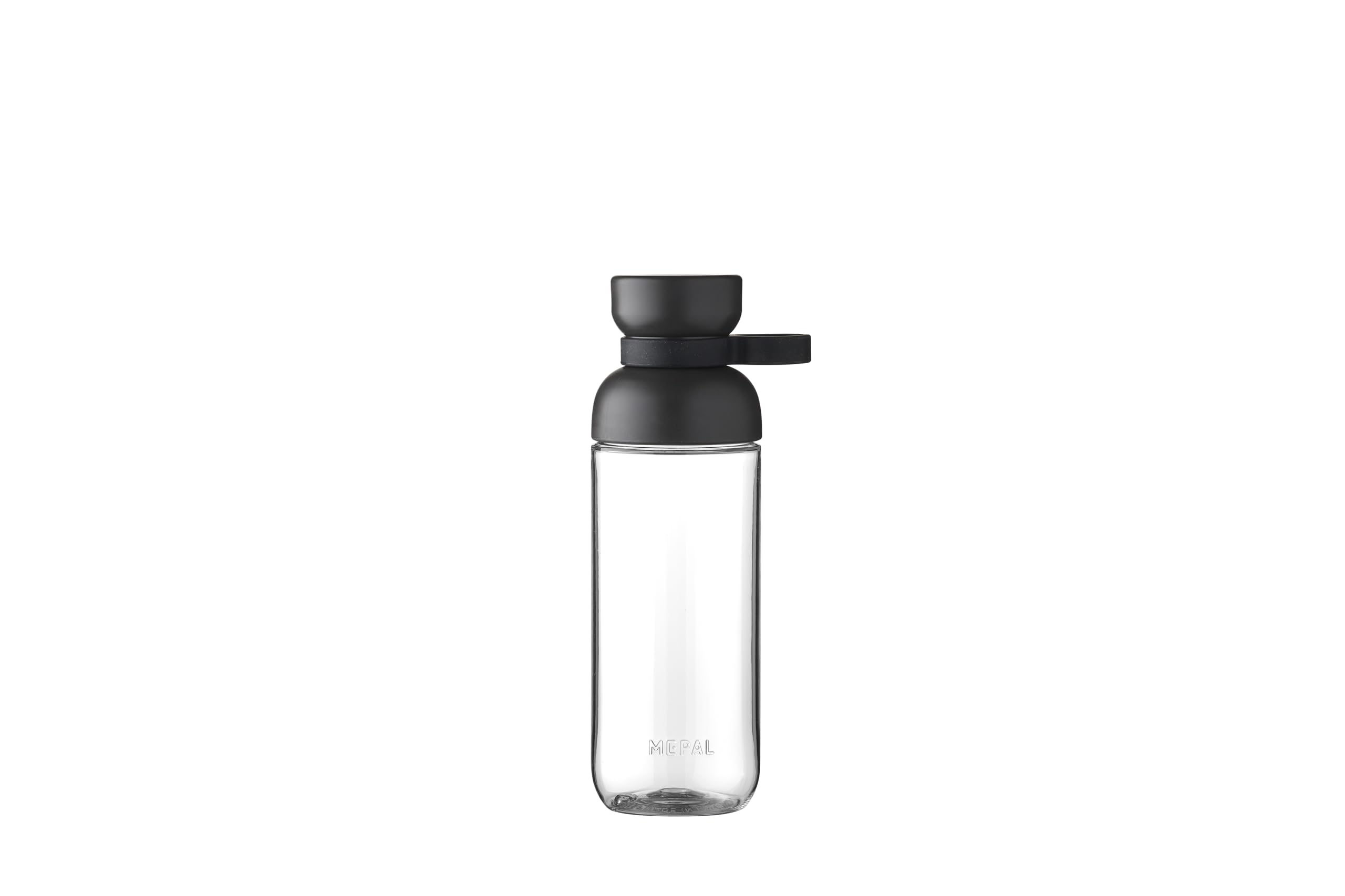 Mepal - Water bottle Vita - Two openings for extra drinking convenience - Refillable drinking bottle - Sports water bottle - 500 ml - Nordic black