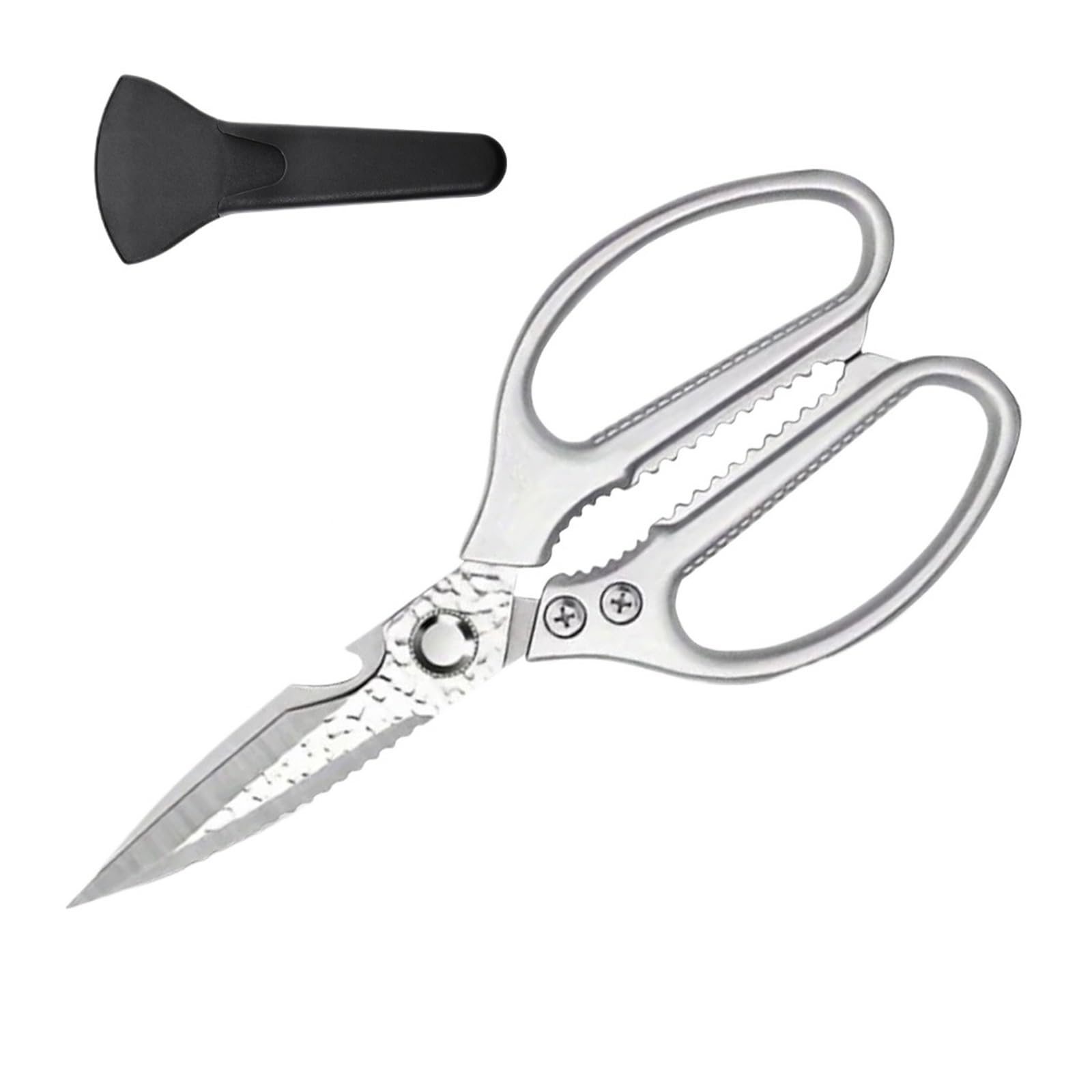 Küchenscheren-Set – Mehrzweckschere aus Edelstahl for Geflügel, Fleisch, Kräuter und Grill, messerscharf leicht zu reinigen(Scissors and Sheath)