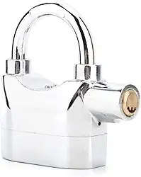 Cadeado antifurto, bloqueio de alarme, cadeado portátil para bicicleta motocicleta cadeado de porta antifurto