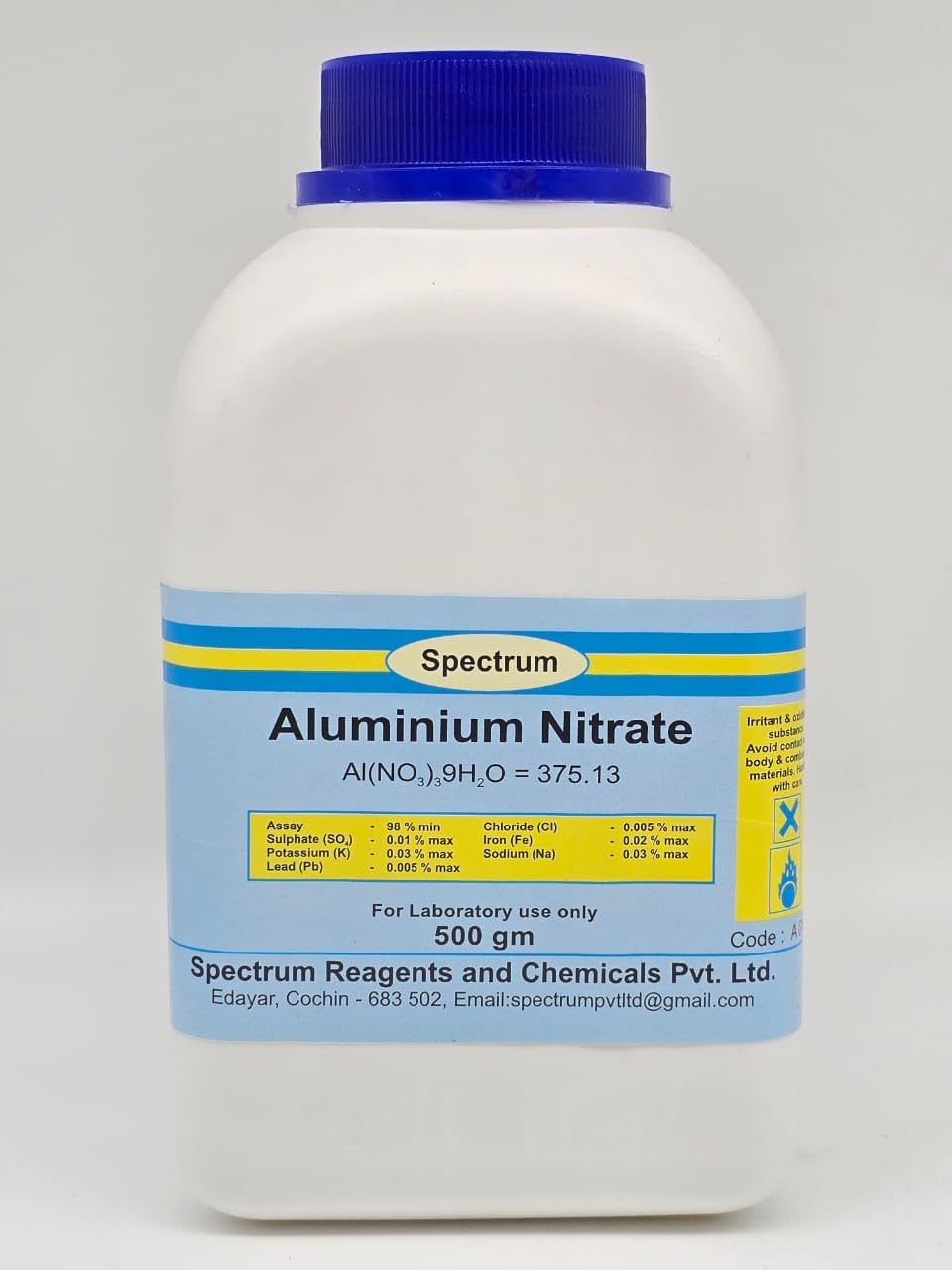 SPECTRUM ALUMINIUM NITRATE 98% 500GMS-picture-32