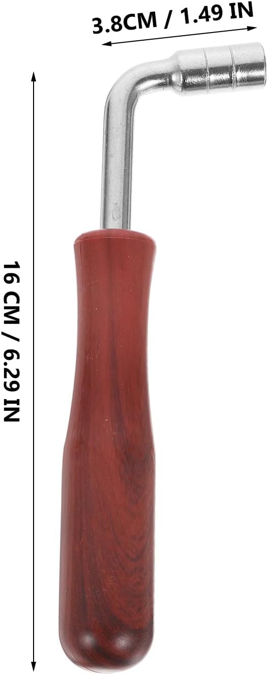 Kisangel Guzheng Tuning Wrench Handheld String Instrument Wrench Professional Piano Accessory for Accurate Tone Adjustment and String Locking in Music Instrument Maintenance