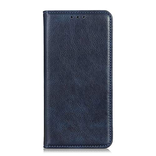 Nicelin Case for iPhone 14 Pro Max, PU Leather Wallet Type Magnetic Clasp Flip Wallet Case [A9-006#] (Blue)