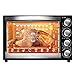 KOSGK Piec stołowy 40 l, niezależna regulacja temperatury w górę i w dół, oświetlenie zabezpieczone przed wybuchem, 60 minut, timer 1500 W, moc gotowania, czarny