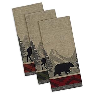 DII Woodlands Collection Dishtowel Set, 18x28, in The Woods, 3 Piece DII Woodlands Collection Dishtowel Set 18×28 in The Woods 3 Piece