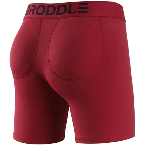 BRODDLE Mens Package and Butt Padded Underwear Enhancing Boxer Briefs