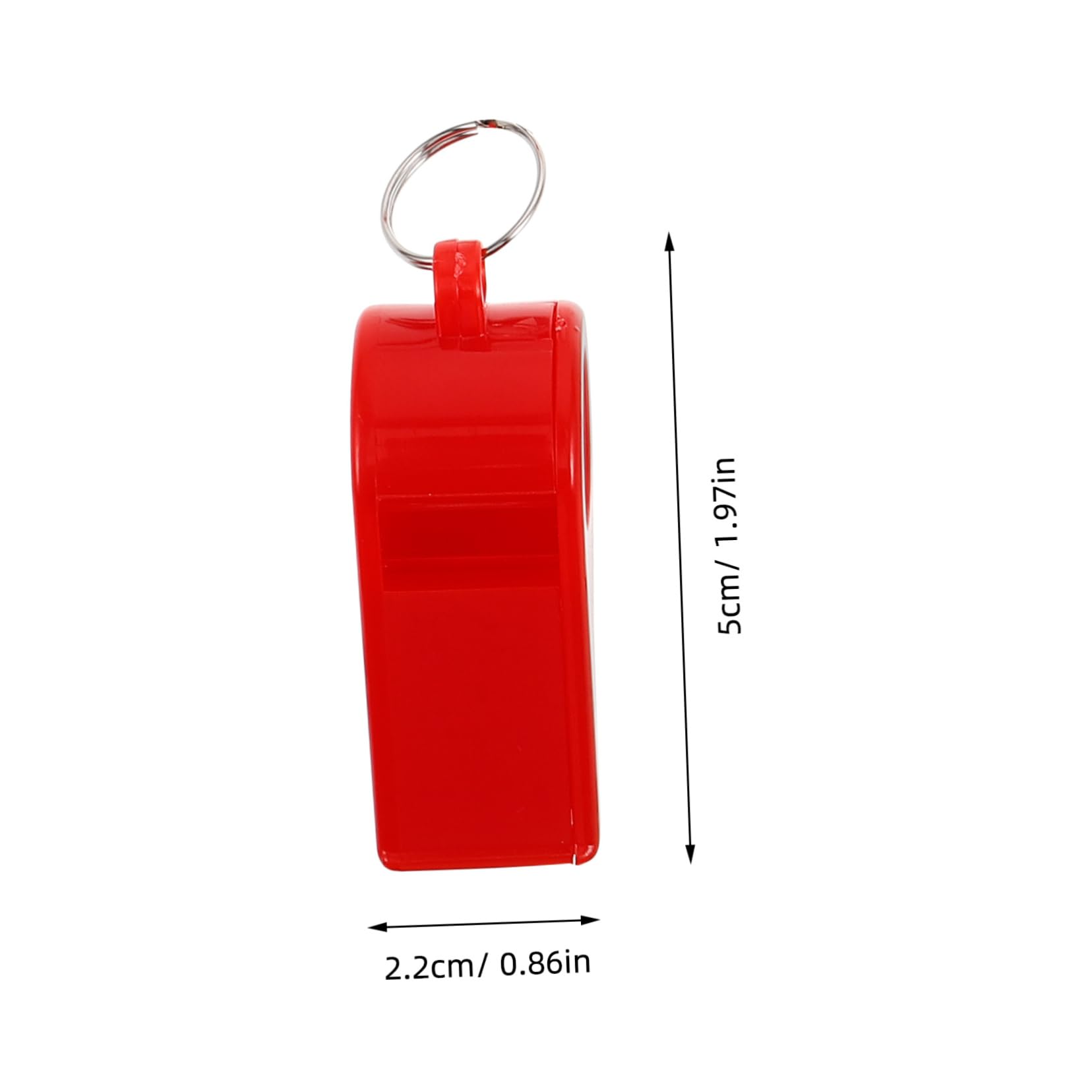 Toddmomy Whistle Loud Plastic Whistle for Hiking Kayaking Camping Safety Emergency Signal with Lanyard