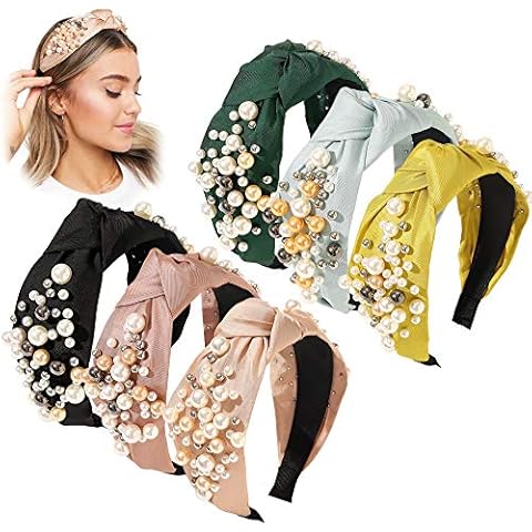Ivyu Headbands for Women Head Bands - 6 Diademas Para Mujer De Moda Padded Hair Accessories Hairbands for Girls No Slip Fashion Cute Headband Gift for Women Cover