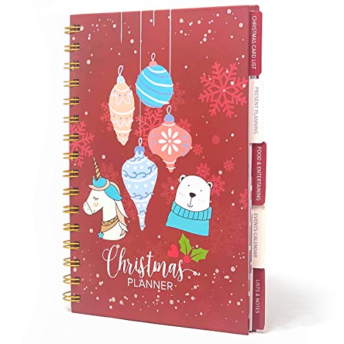 Christmas Planner Organiser 2026 A5 - Joejis Kitchen Gift Budget Journal Book