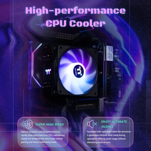 Image of MLOONG Prebuilt Gaming PC,AMD Ryzen 7 8700F GeForce RTX 5060 Ti 8GB GDDR7 | 16GB DDR5 RAM 1TB NVMe SSD 650W Bronze WiFi &BT Windows 11 Home 6 ARGB Fans Black