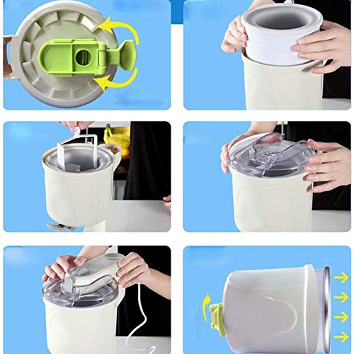 Bulawlly DIY Küche Automatische Mini Fruit Softeis-Maschine, Hauptküche Automatische Frucht Softeis-Maschine, gesund… – Bild 4