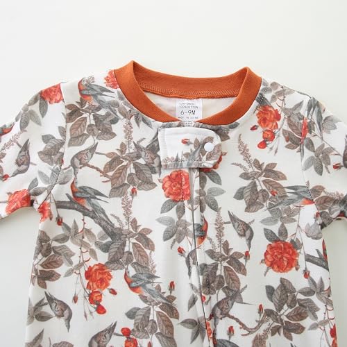 Baby Girl Boy Clothes Zipper Sleepers,Long Sleeve Romper Cotton Toddler Pajamas,Onesie Outfits Newborn Footies2