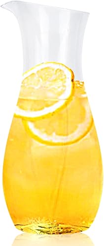 Jarra de agua acrílica, jarra de agua de plástico con boquilla, jarra de agua transparente, jarra de agua, jarra de margarita, jarra de sangría,