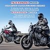 Motorcycle Helmet Bluetooth Headset Bluetooth Helmet Speakers & Intercom - 2 Rider Noise Cancellation Communication System for Motorcycle 1000mAh IP67 Waterproof