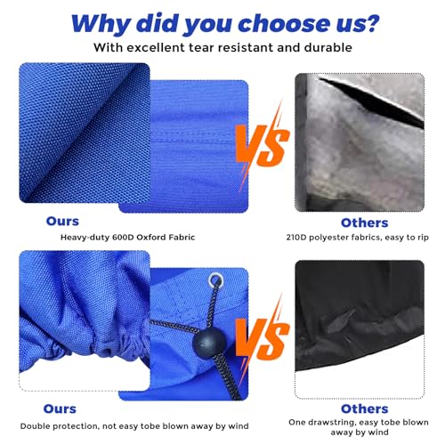 Funda Protectora para Silla Elevadora de Piscina Azul miniatura 4
