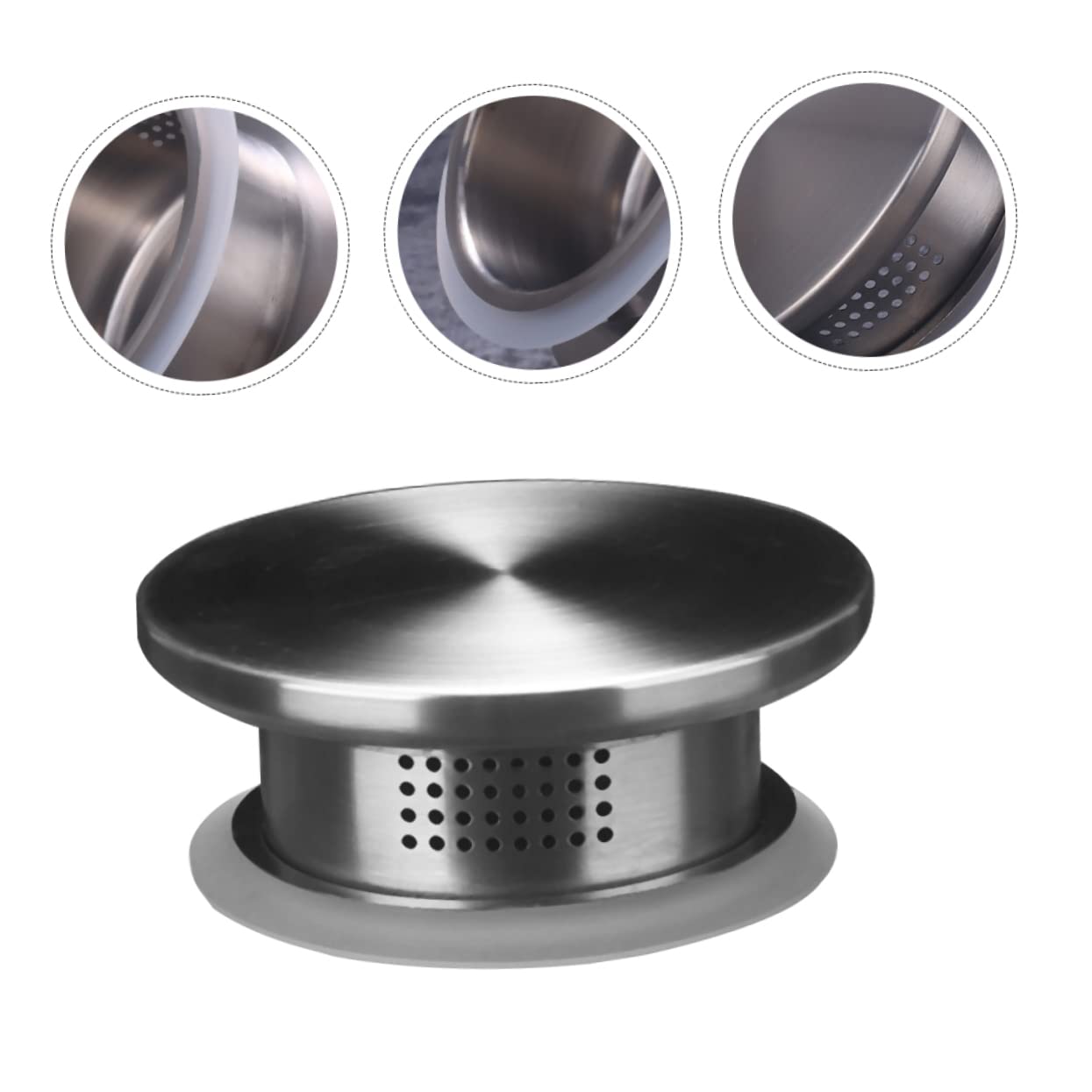 BUGUUYO 3er Set Krugdeckel Edelstahl - Deckel Für Karaffen & Wasserkrüge