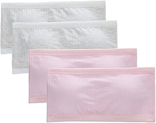 4 Piezas Sujetador Bandeau Sin Tirantes, Lencería Sin Rastros Sujetador Sin Tirantes Sin Costuras para Niñas Bralette Sujetador para Niñas Ropa Interior Top para Niñas