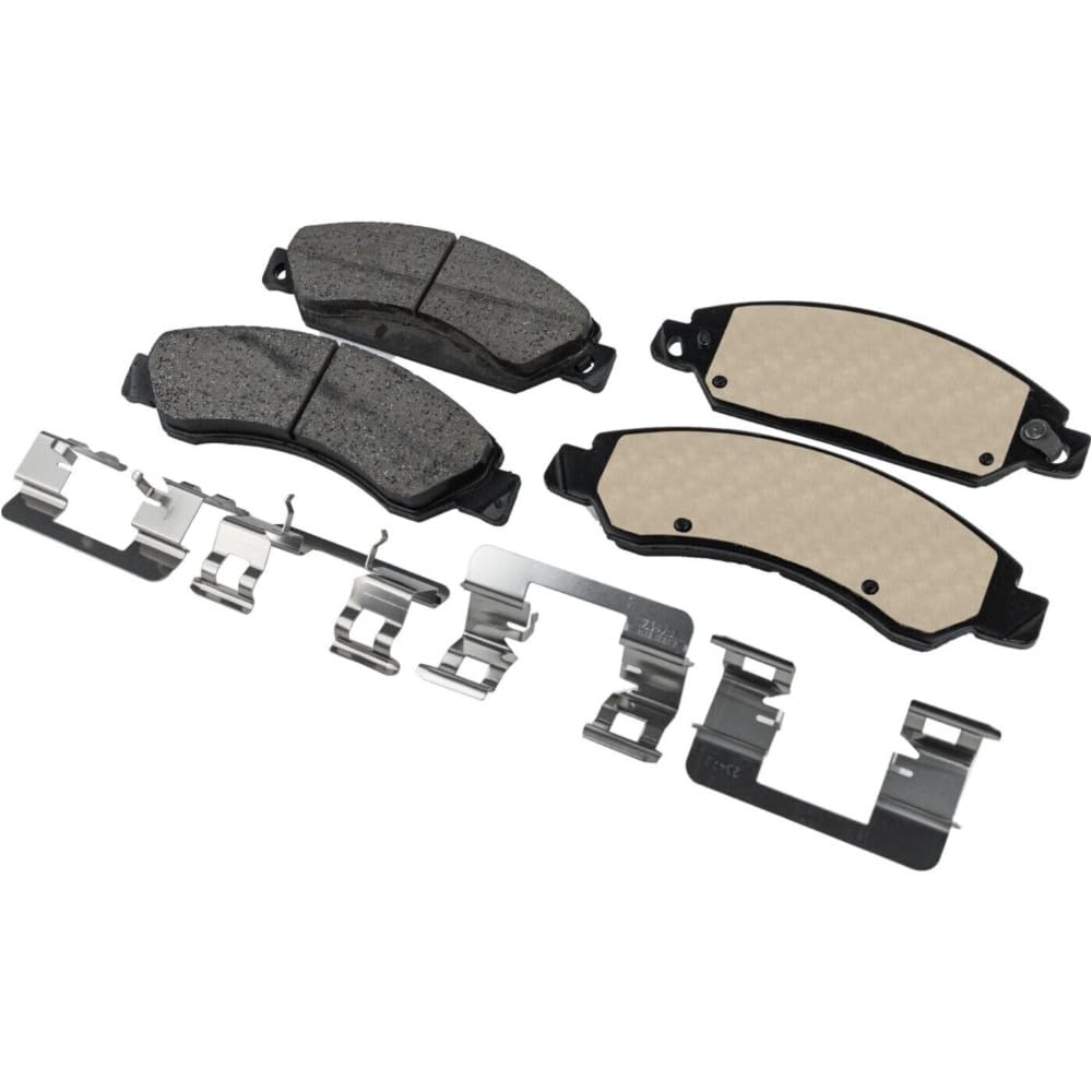 Amazon.com: YOYOCOLL 4pcs Disc Brake Pad Kit Set Front Rear Side  