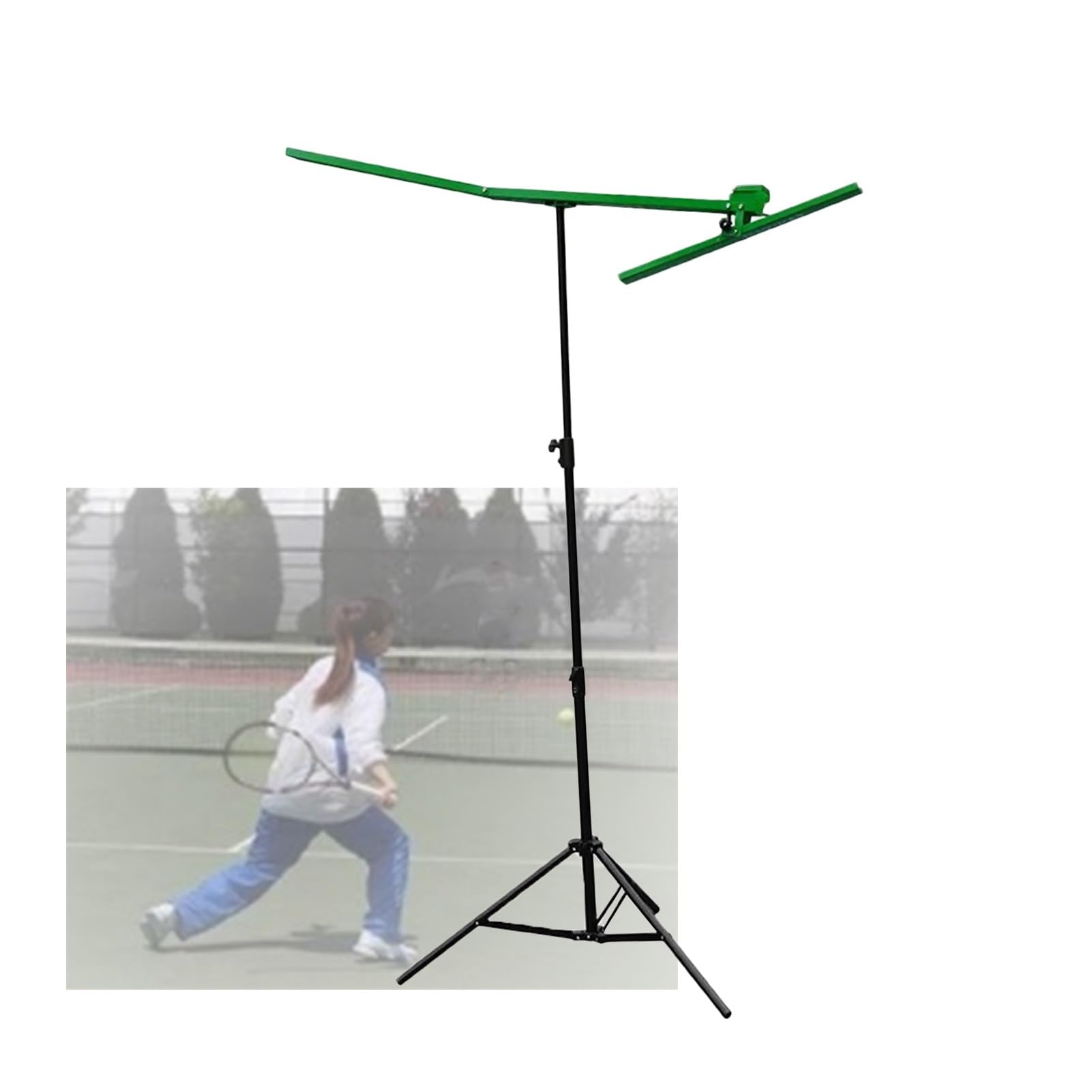 XNXYSMKJ Tennis Ball Machine for Practice, Adjustable Height for Beginners,Compatible with Standard Pickleball (Balls Not Included),for Various Practices (Can hold 20)