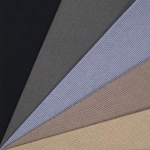 Image of KCS 6 pc of 12 inch x 18 inch (30cmx45cm) Counted Cotton Aida Cloth Cross Stitch Fabric (18CT-K)