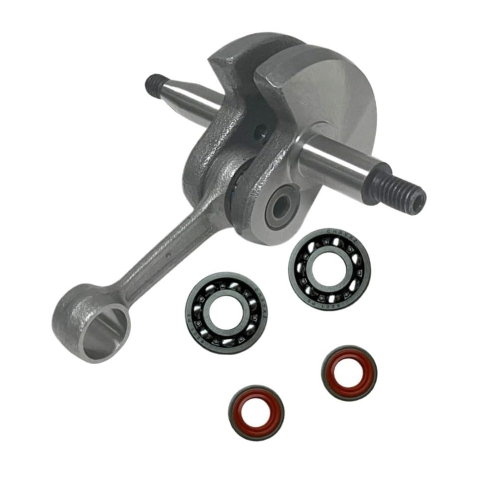Piezas de cortadora de césped Cigüeñal con rodamientos de Bolas, Kit de Motor con Sello de Aceite Compatible con Accesorios for cortacésped Stihl FS120 FS200 FS250