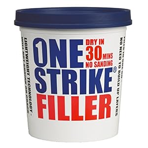 Everbuild One Strike Multi-Purpose Ready To Use Filler, White, 1 Litre