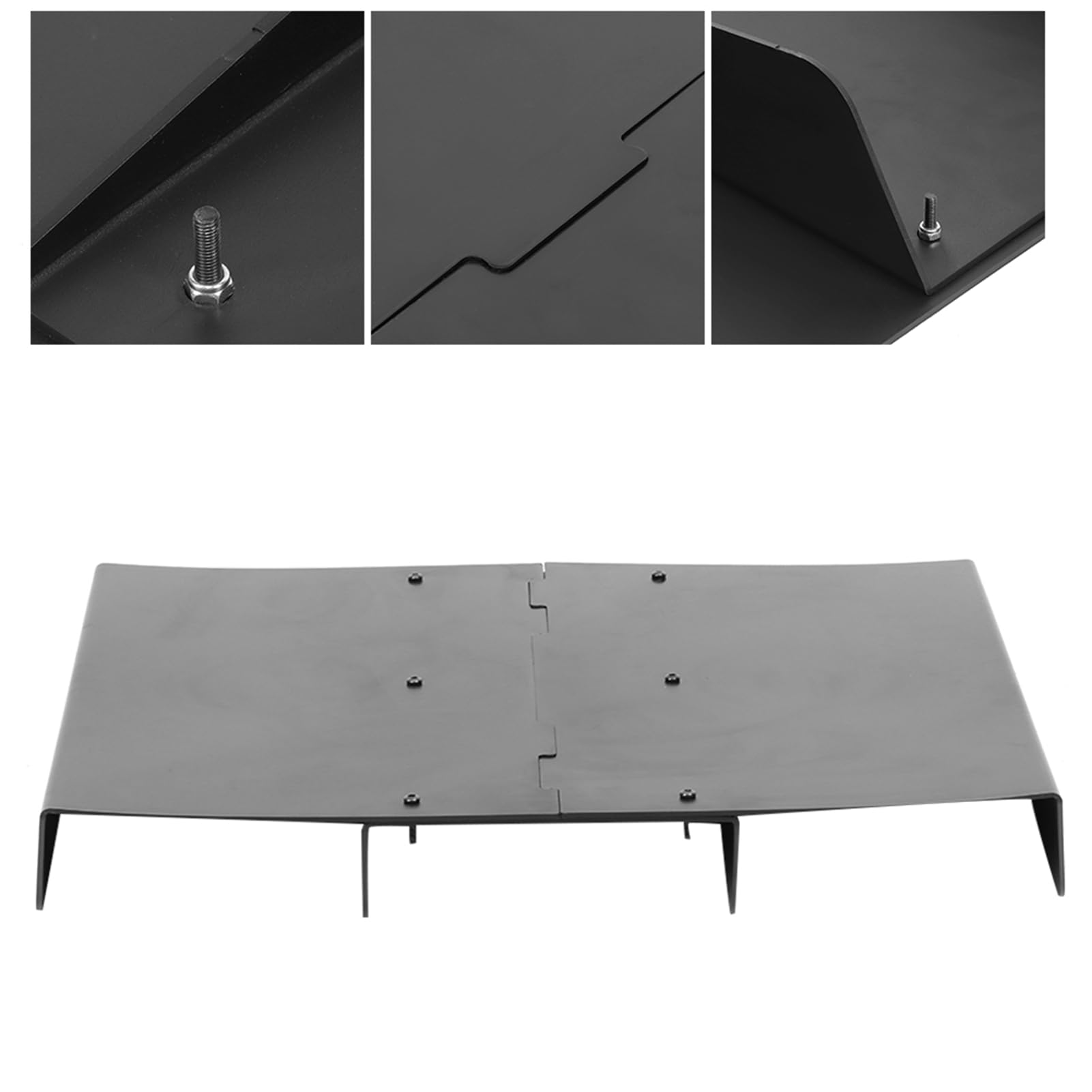 Loloshop 1 Pair Left Right Gloss Black Rear Bumper Spoiler ABS Car Diffuser Lip Replacement For Vw 6r Mk6 R Nw3g I.817023787 - View #7