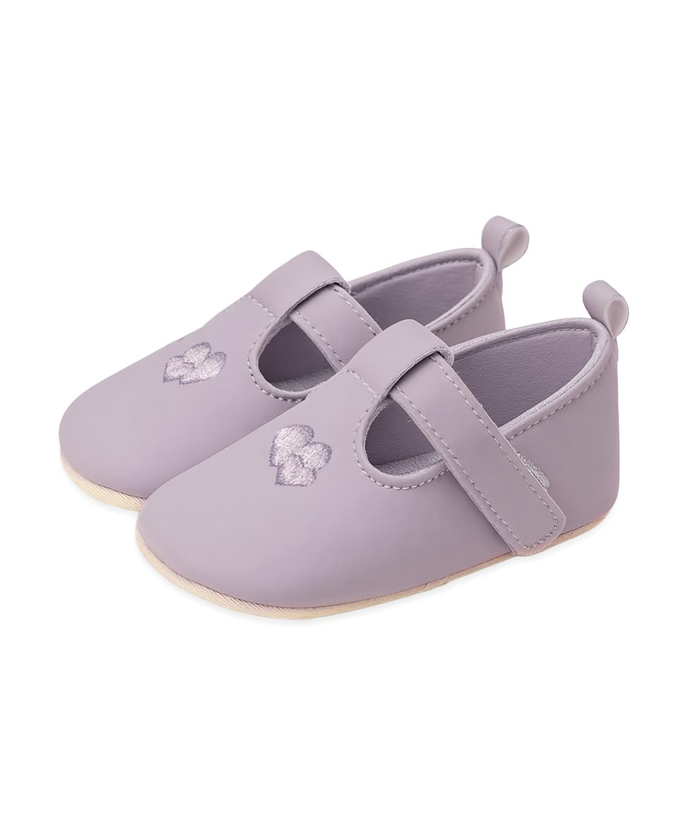 mi arcus Embroidered Heart Shape Design Booties for Baby Girls-picture-13