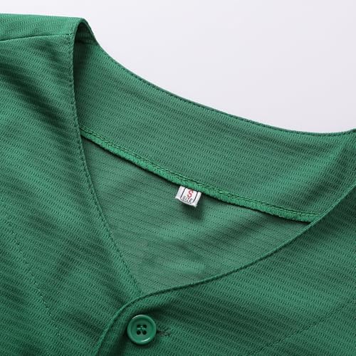 Kenny Powers Jerseys #55 Myrtle Beach Mermen Camiseta de Béisbol Button Down para Hombre miniatura 4