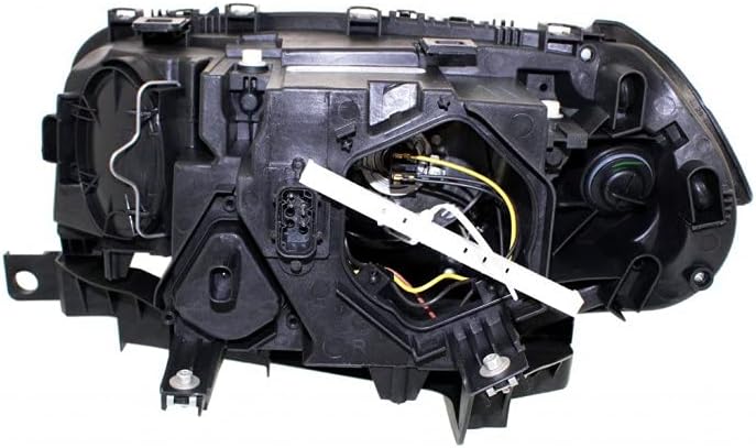 For BMW X3 Headlight Assembly 2004 2005 2006 Pair Driver and Passenger Side | Black Housing | BM2502139