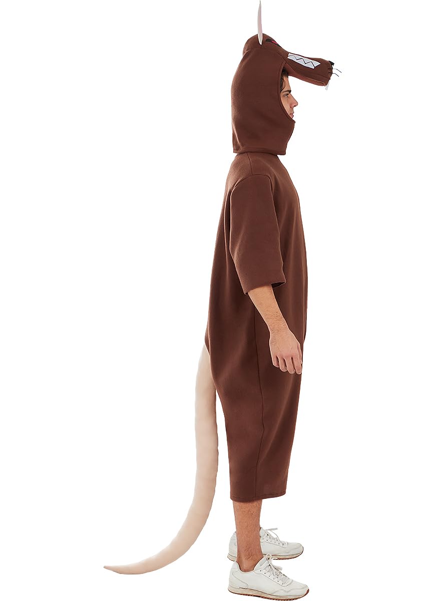 Funidelia | Disfraz de rata para hombre y mujer Animales - Disfraz para adultos y divertidos accesorios para Fiestas, Carnaval y Halloween - Talla L - XL - Gris/Plateado