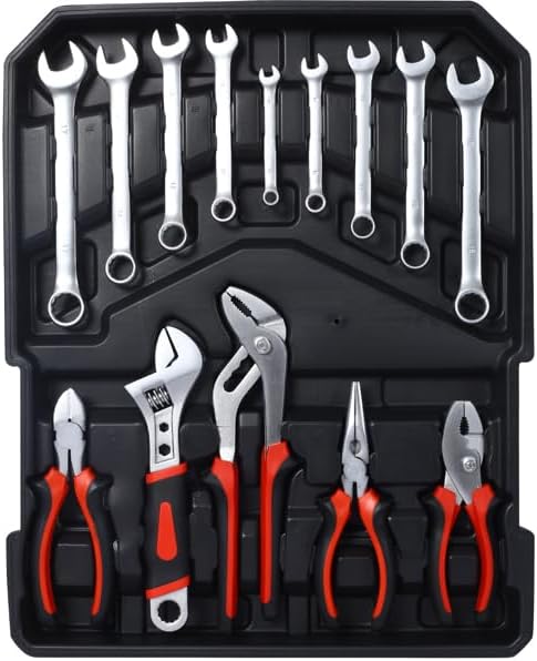 Set de Herramientas de Reparación para Hogar 969 Piezas con Caja Rodante miniatura 5
