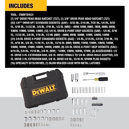 Dewalt DWMT81531 Mechanics Tool Set, 84-Piece  thumb #4