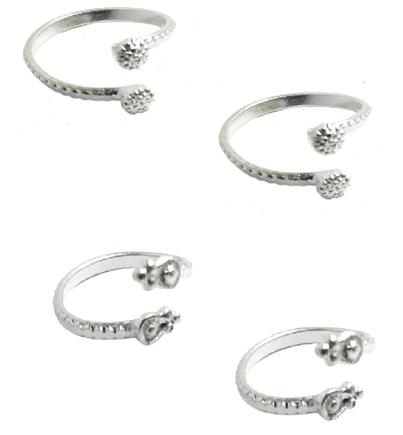 kamada creations Kamada's Elegant Classsy Designer Toe Ring pair Combination multicolor-picture-11