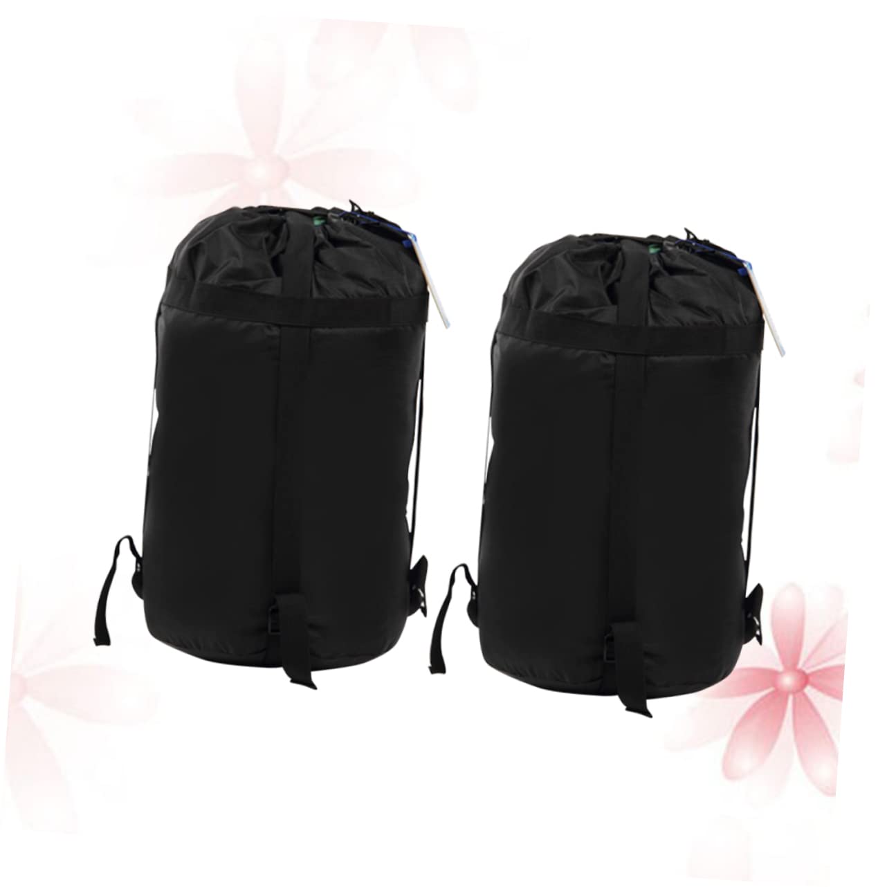 INOOMP 2pezzi Sacca Compressione per Campeggio Trekking Outdoor Sacco Compressione per Escursionismo per Riporre Trapunte e Indumenti