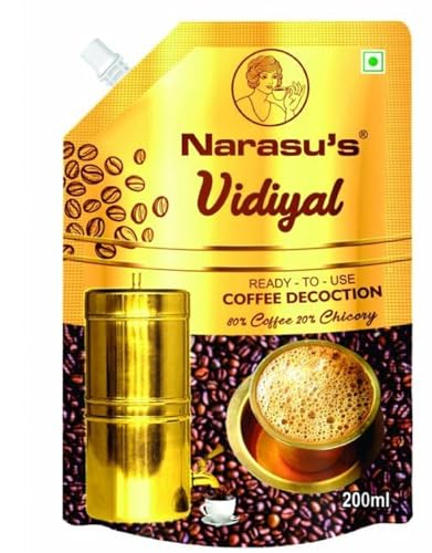 See full amazon price history chart for Narasus Coffee Vidiyal Coffee Decotion (200Ml) - Liquid, Bag Narasus Coffee Vidiyal Coffee Decotion (200Ml) - Liquid, Bag (B0CB3TCSWF) Amazon Price History, Amazon Price Tracker