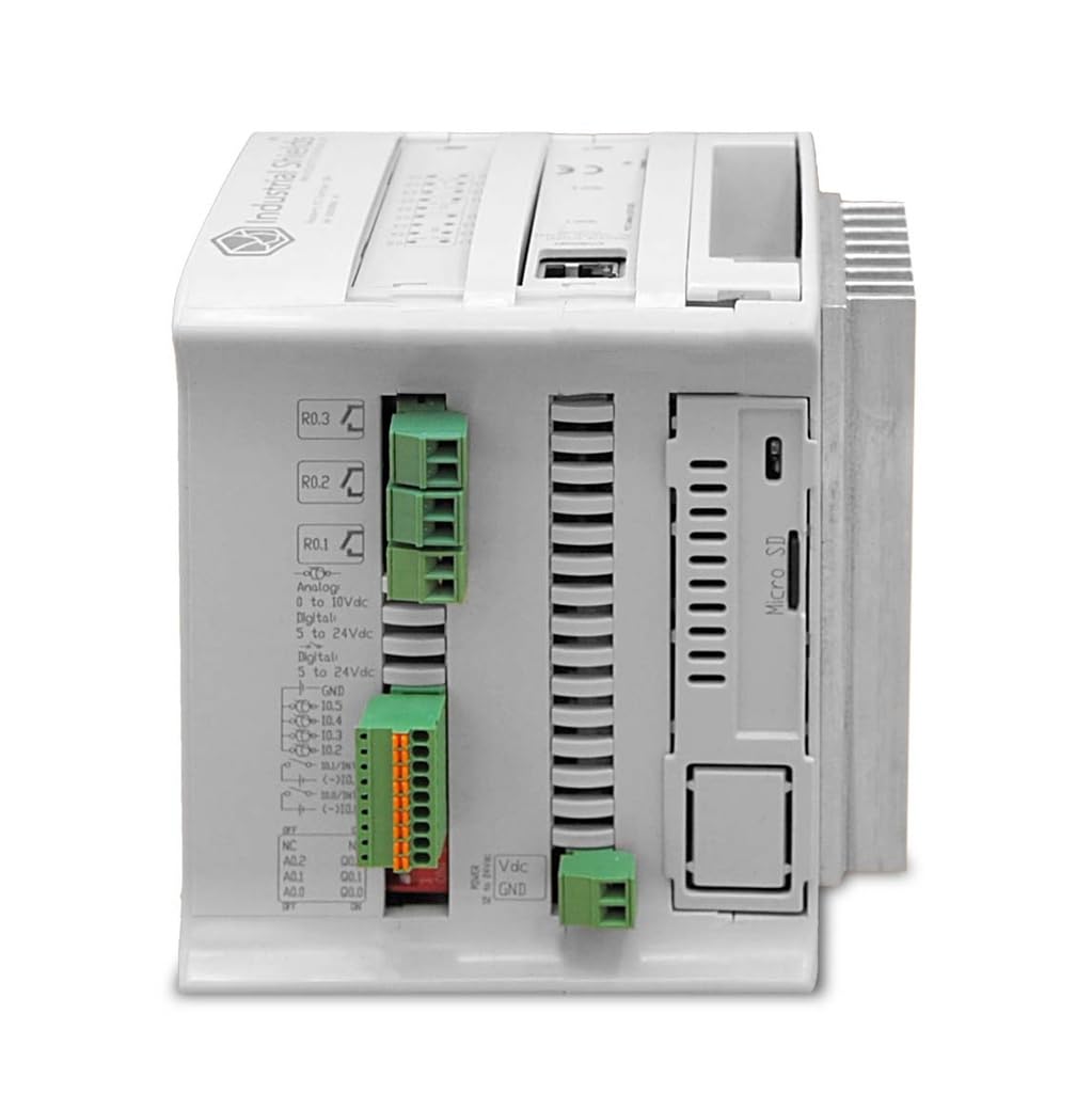 Controlador Industrial Raspberry PLC 19R – 16 Entradas Digitales y 8 Relés – CPU Raspberry Pi – RS-485 Modbus y Ethernet – Montaje DIN – Industrial Shields