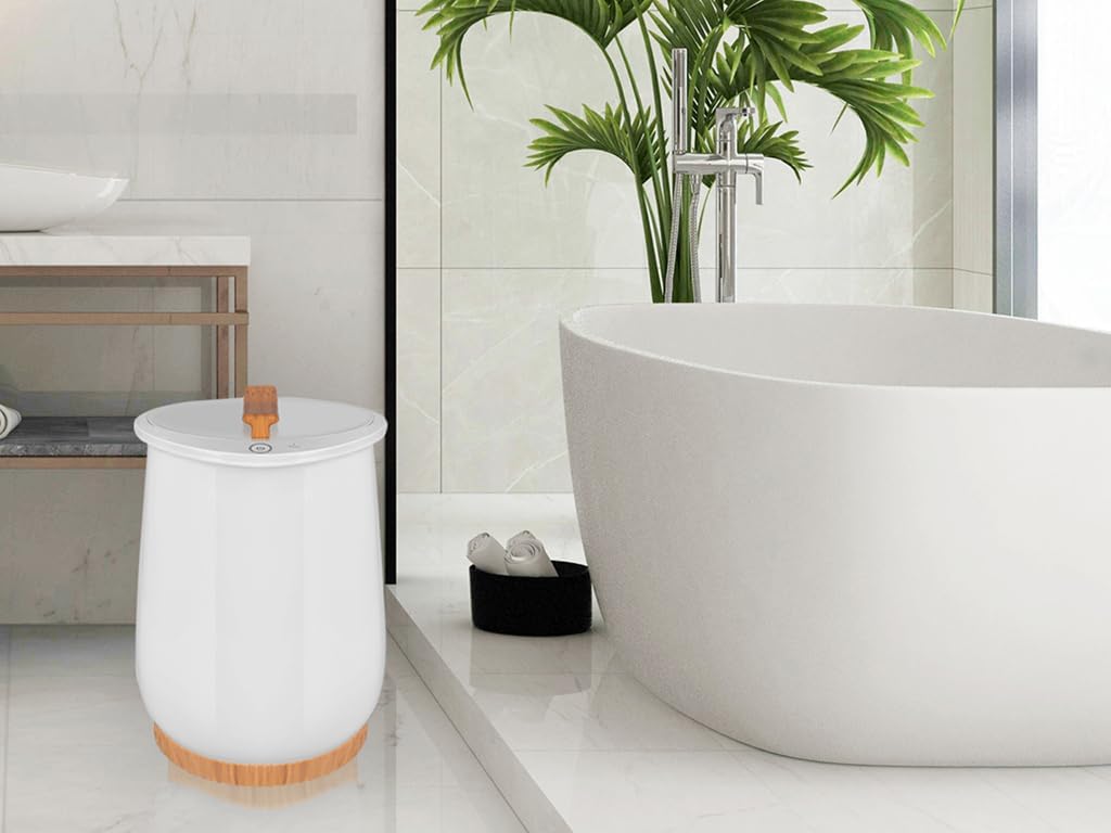 Towel Warmers, Luxury Bucket Towel Warmers for Bathroom, Large Size Fits 2 Oversized Towels, Bathrobes, Blankets & PJs