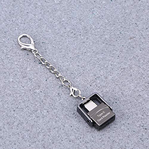 Leitor de cartão de celular Hemobllo Metal Tipo-C OTG Leitor de cartão de alta compatibilidade (Pret