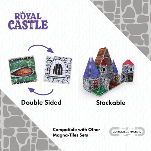 Createon Magna-Tiles Structure-Building Set For Kids, Royal Castle Magnet Tiles, Magnetic Kids’ Building Toys, Stem Toys For Boys And Girls Ages 3+, 53 Pieces #TOP2
