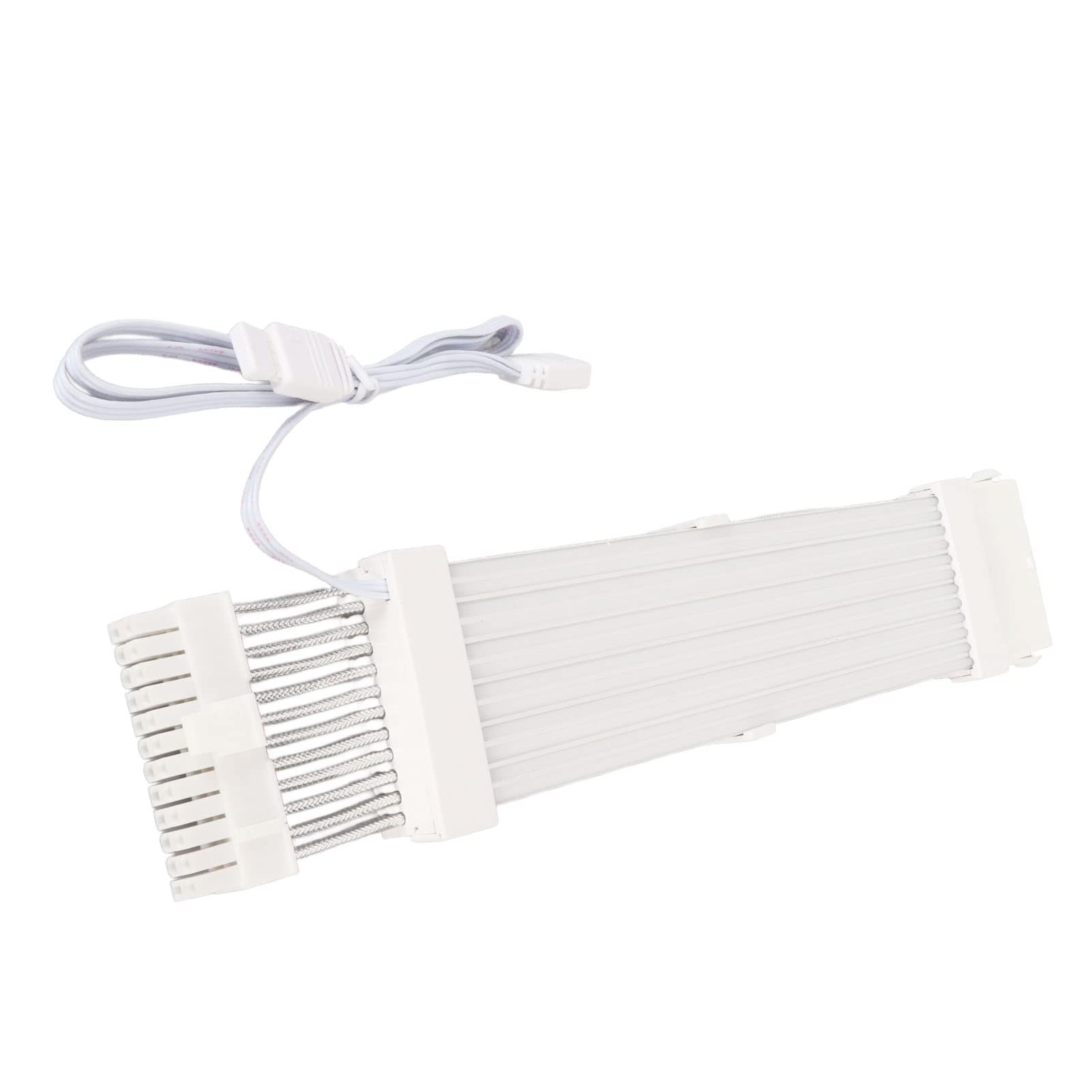 Câble à Manchon d'extension ARGB, Matériau ABS, stabilité de Courant élevée, Conception Flexible pour Ordinateurs de Bureau avec Plusieurs Modes de Couleur (24PIN)