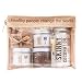 Skinny & Co. Travel Kit with Soap Bar, Coconut Oil, Oil Pull, Sugar Scrub, Body Butter, Lip Balm, and Spoon- Great for Gifts!