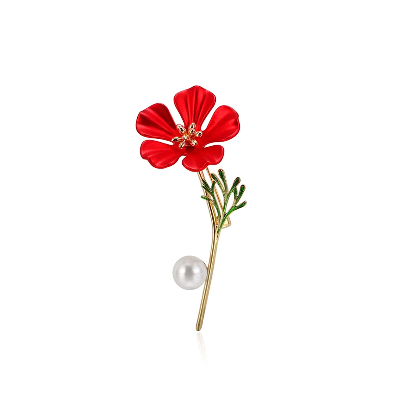 Broszka Pin dla Kobiet Mężczyzn 1 szt. Damska elegancka broszka z kwiatem Pin na klapę płaszcza, szalik, szal Pin odznaki Pamiątka Modne dla rodziny lub przyjaciół Akcesoria na wes