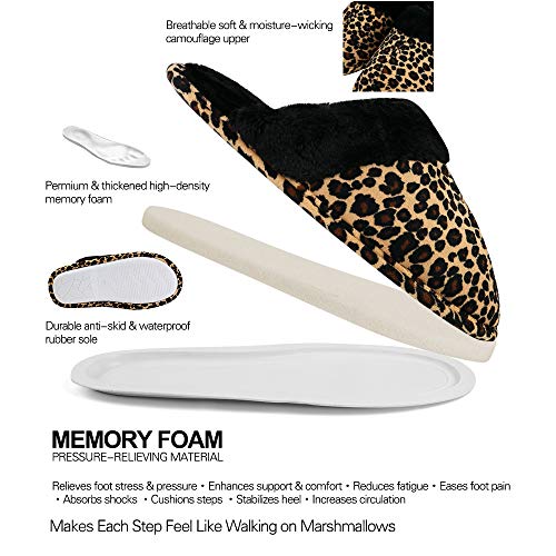 Women's Zebra Bow Tie Cozy Comfy House Bedroom Indoor Slide Memory Foam Slipper3