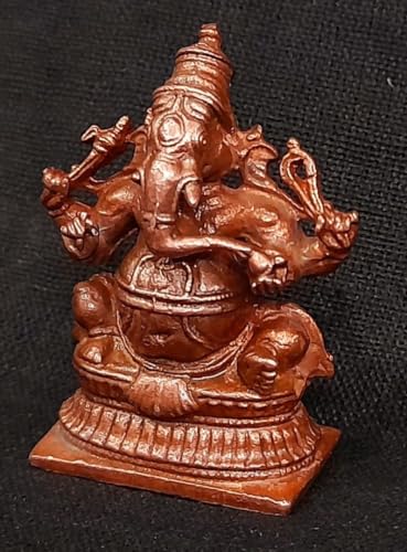 Image of Little Ganesh Murti Copper Idol - 1.5 in - Pack of 1