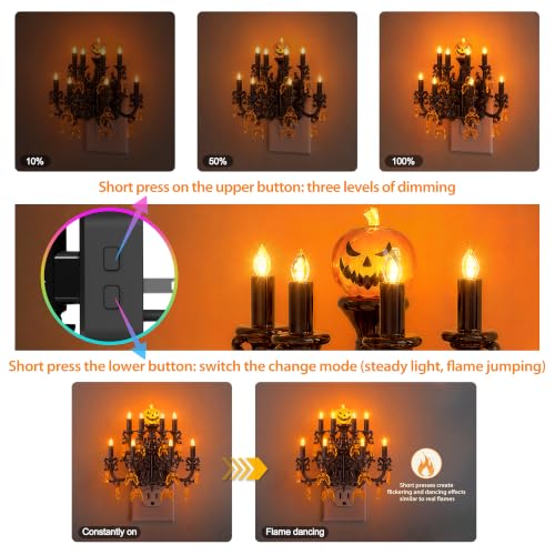 Image of JandCase Night Lights Plug Into Wall,Halloween Decor Night Light