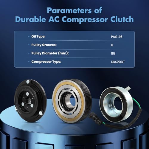 Image of ECCPP A /C Compressor Clutch Fit for Ford for F-250 for F-350 6.2L 2013-2025